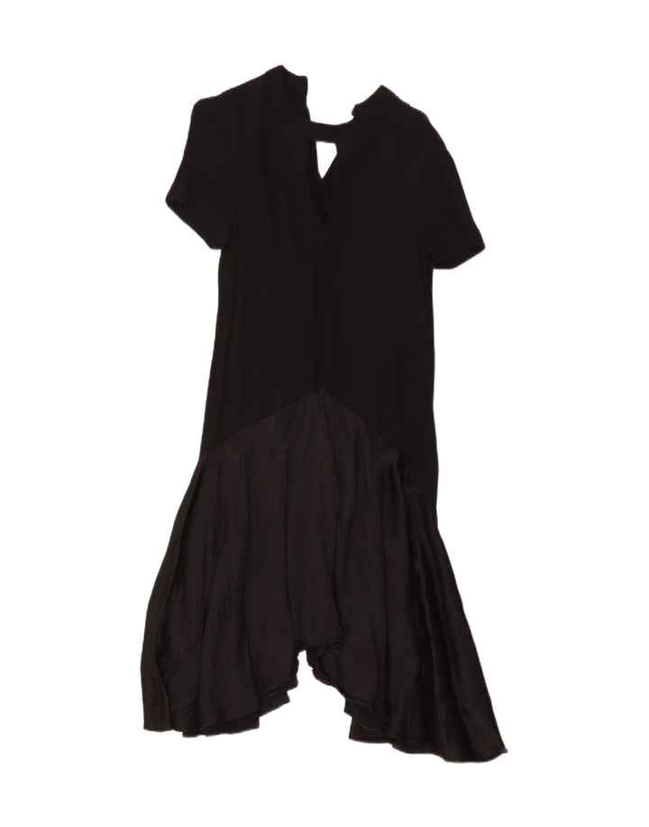Abito asimmetrico da donna Marks & Spencer UK 10 piccolo nero