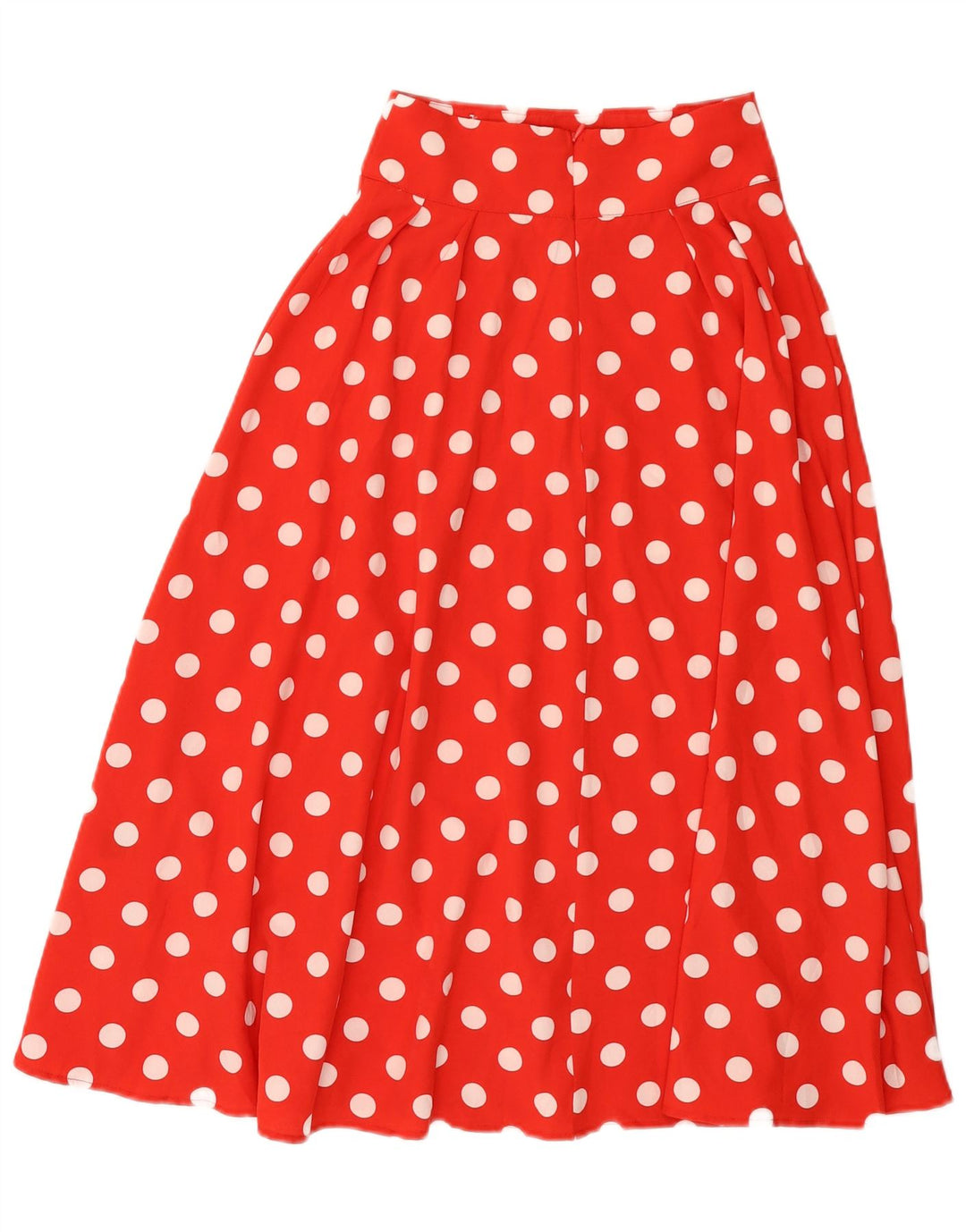 Gonna svasata da donna Shein XS W24 poliestere rosso a pois