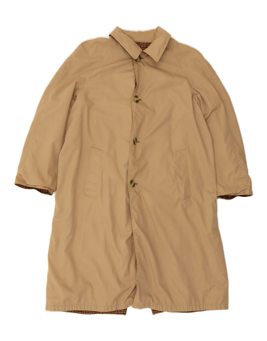 TREND IN TREVIRA Cappotto reversibile da uomo UK 38 Poliestere beige medio