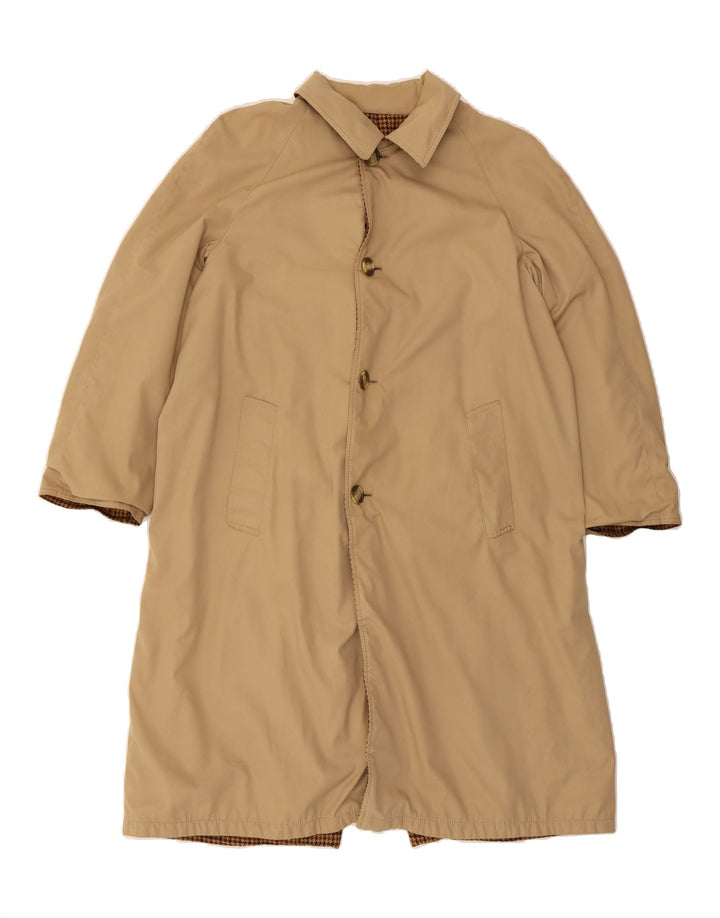 TREND IN TREVIRA Cappotto reversibile da uomo UK 38 Poliestere beige medio