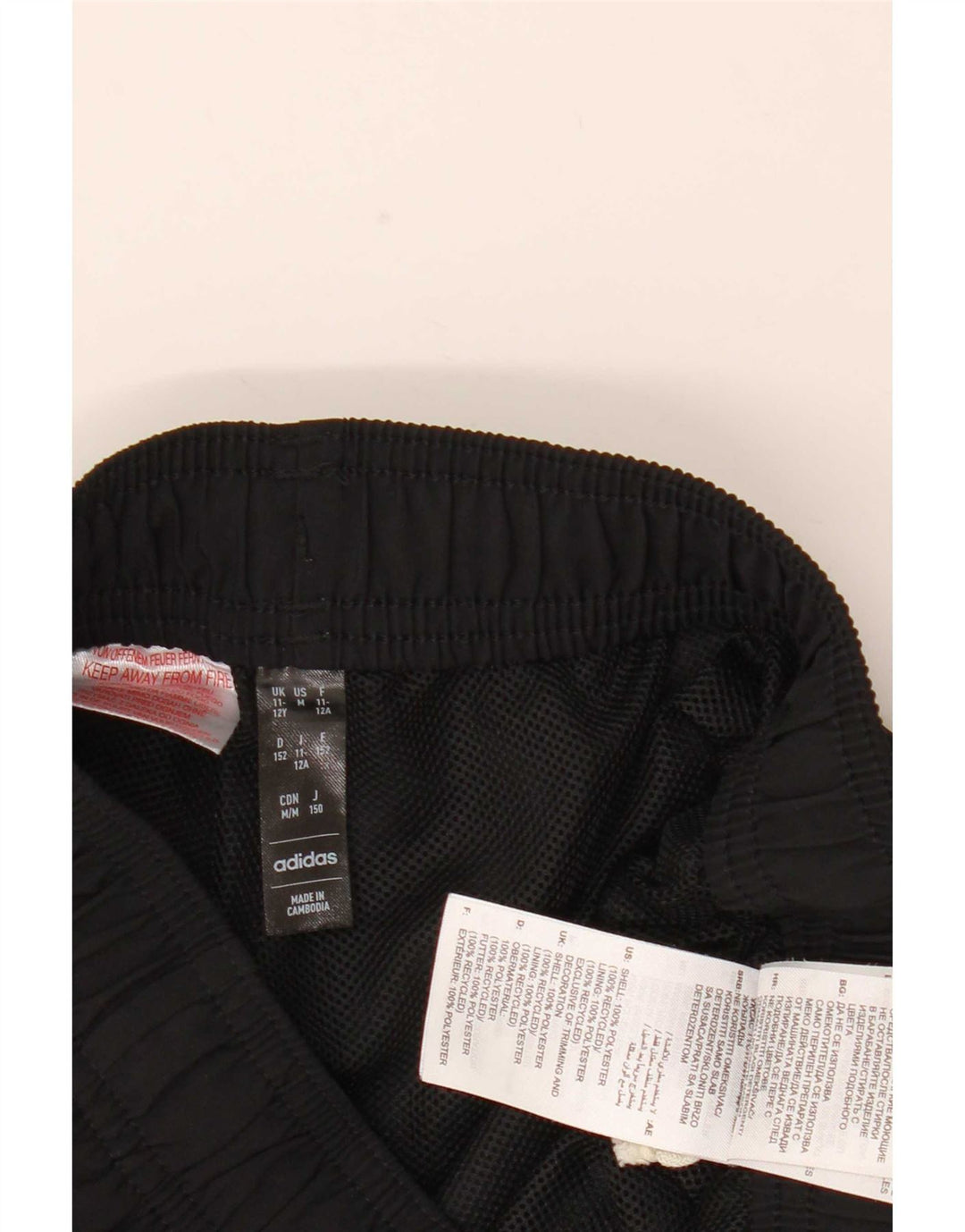 Pantaloni da tuta da ragazzo Adidas Joggers 11-12 anni Poliestere nero