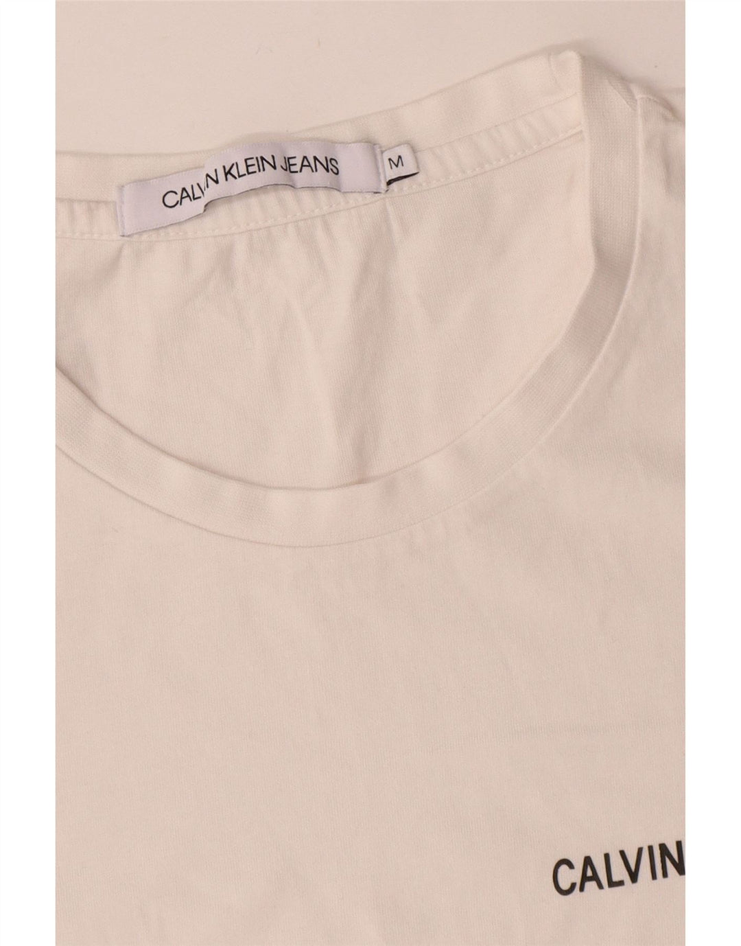 Maglietta da uomo Calvin Klein Jeans Top bianca media