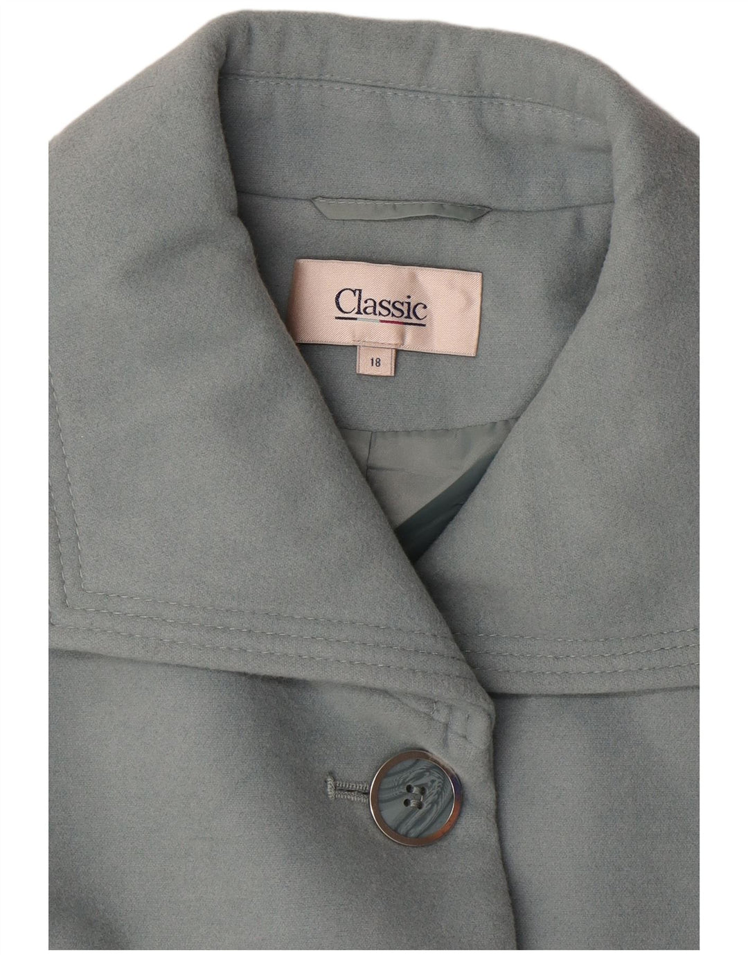 Giacca blazer a 4 bottoni CLASSIC da donna UK 18 XL poliestere blu