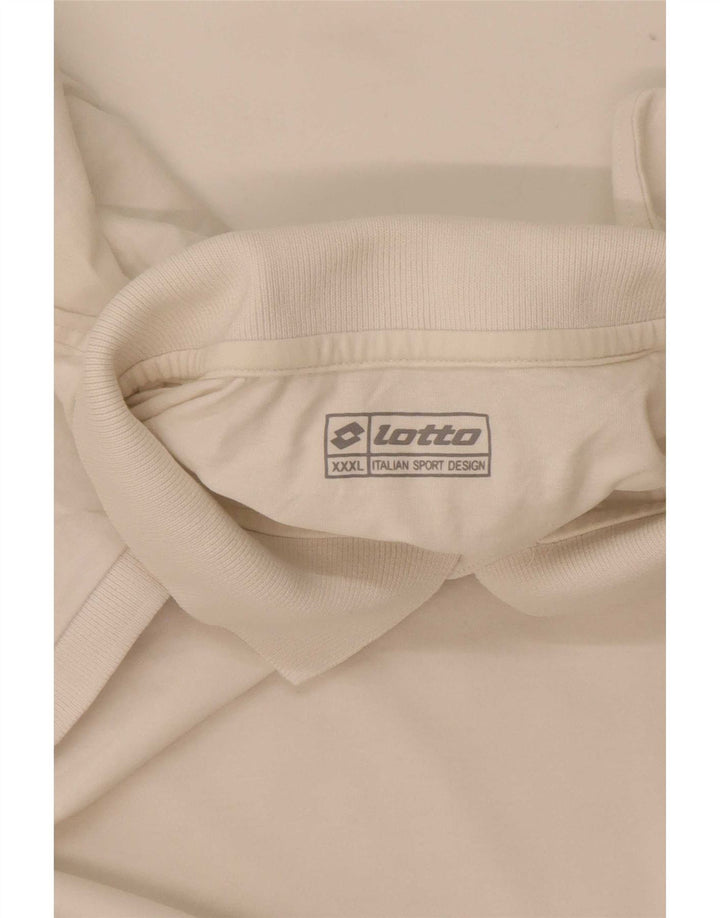 Polo da uomo Lotto 3XL Bianca