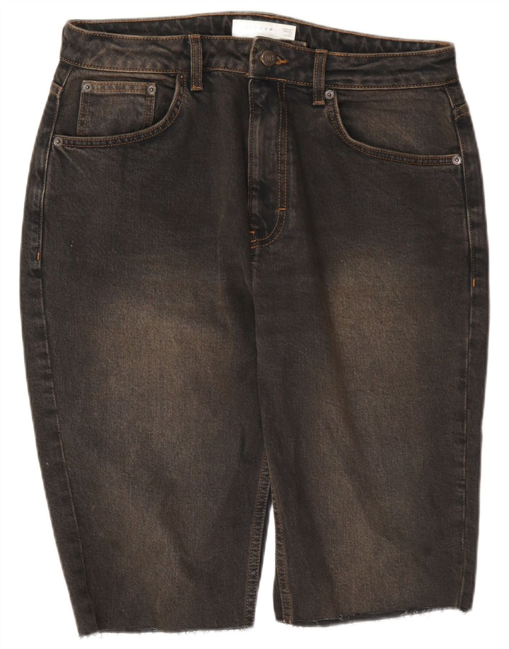 Pantaloncini di jeans da donna Topshop W30 cotone nero medio