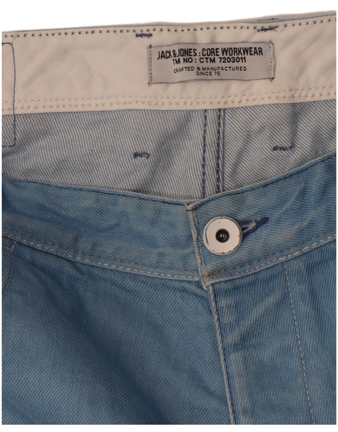 Jeans larghi squadrati da uomo Jack & Jones W34 L34 Blu