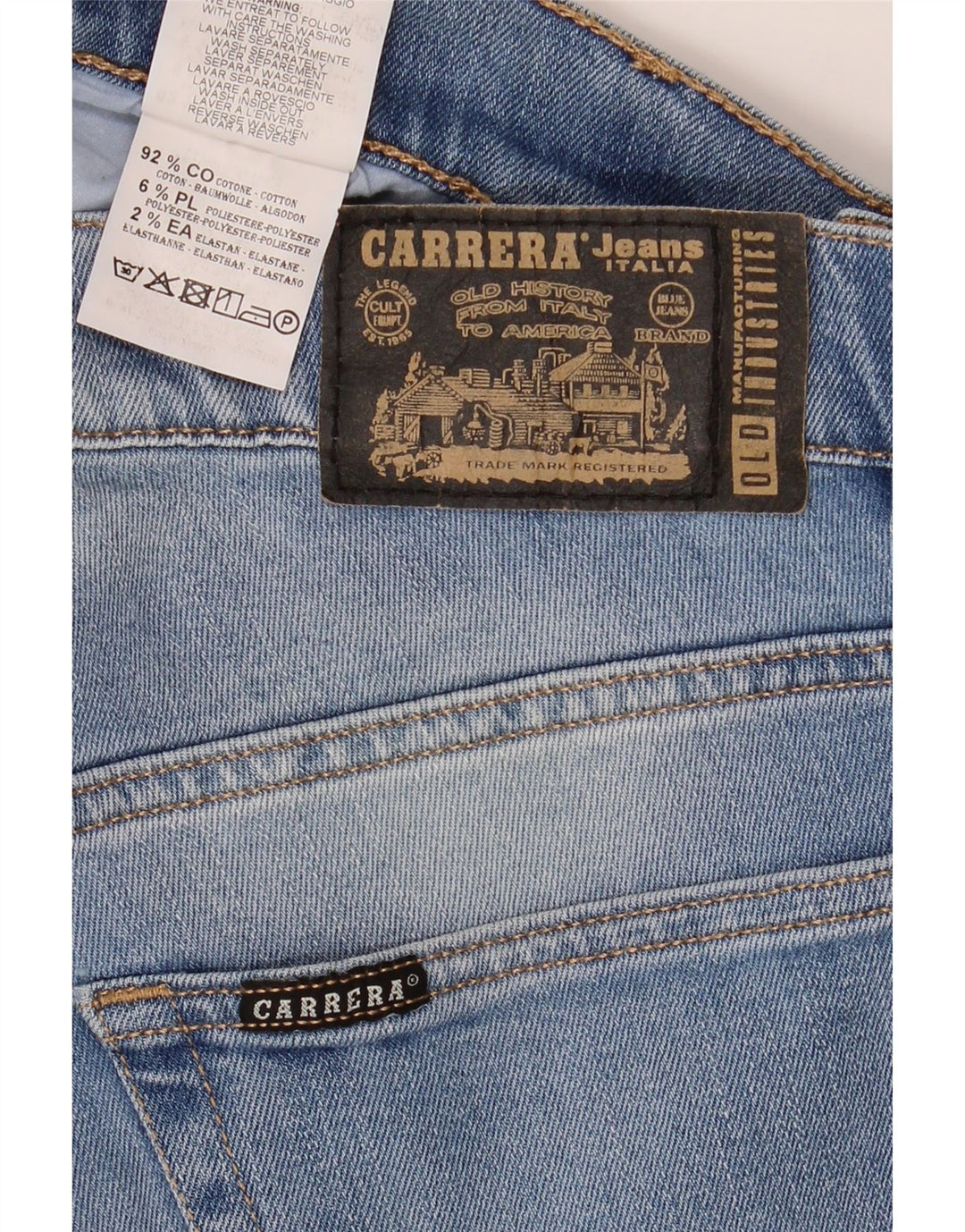 CARRERA Jeans slim da uomo 717 W36 L29 cotone blu