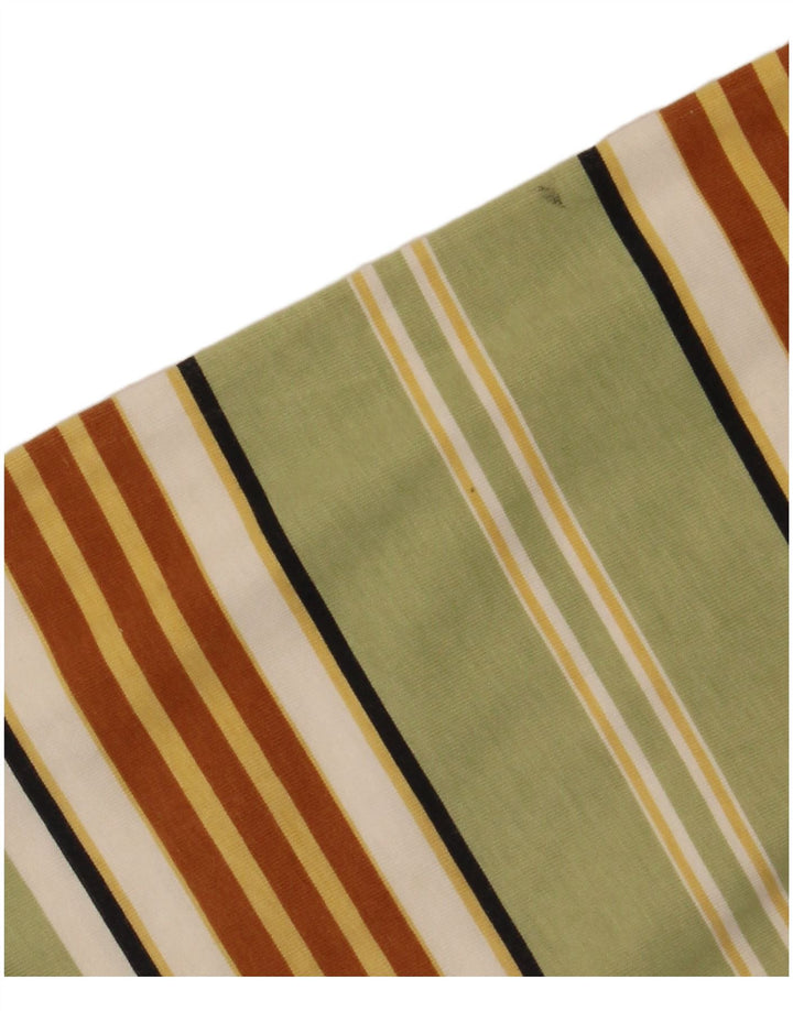 Polo da rugby da uomo Marlboro Classics, in cotone a righe verdi grandi