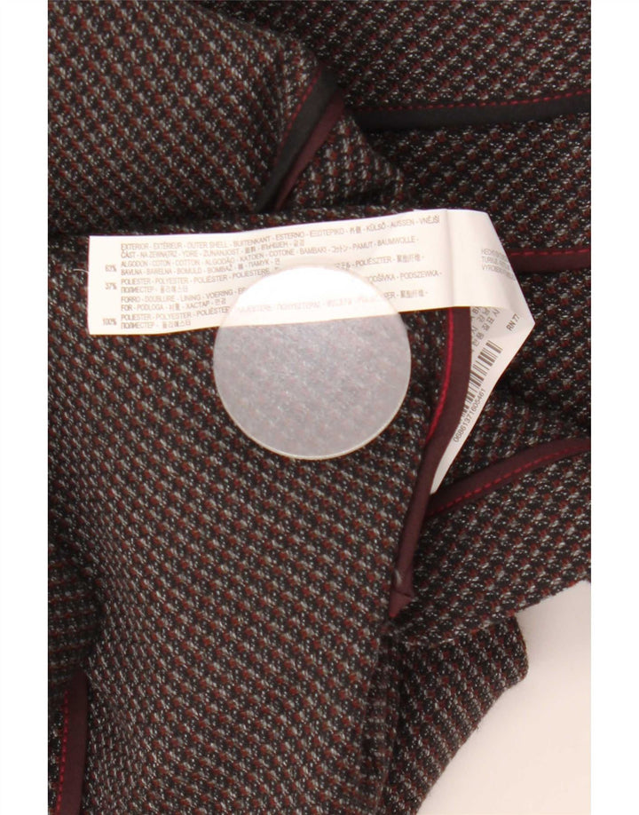 Giacca blazer a 2 bottoni da uomo Zara EU 46 piccola in cotone marrone