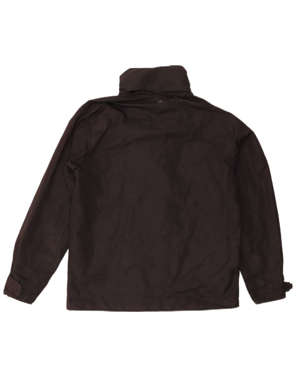 Giacca antipioggia da uomo con cappuccio Mountain Warehouse UK 36 Small Poliestere nero