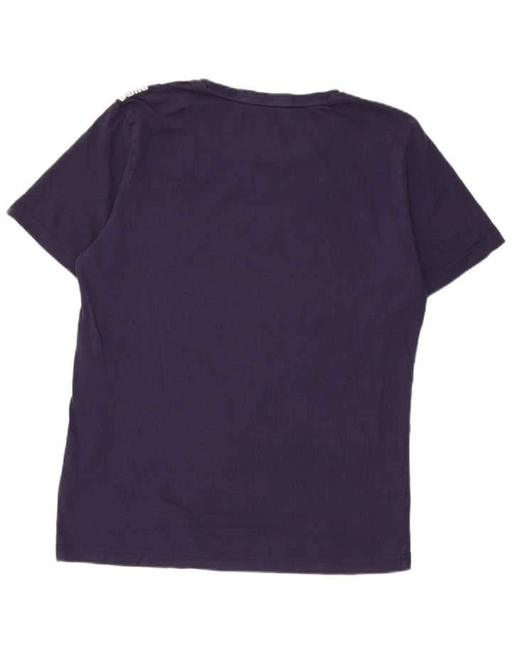 T-shirt grafica da uomo Puma Top medio blu navy