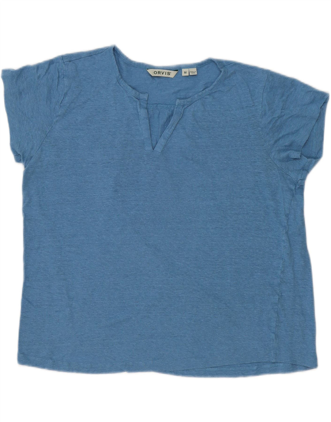 ORVIS Womens Oversized T-Shirt Top UK 14 Medium Blue Vintage Orvis and Second-Hand Orvis from Messina Hembry 