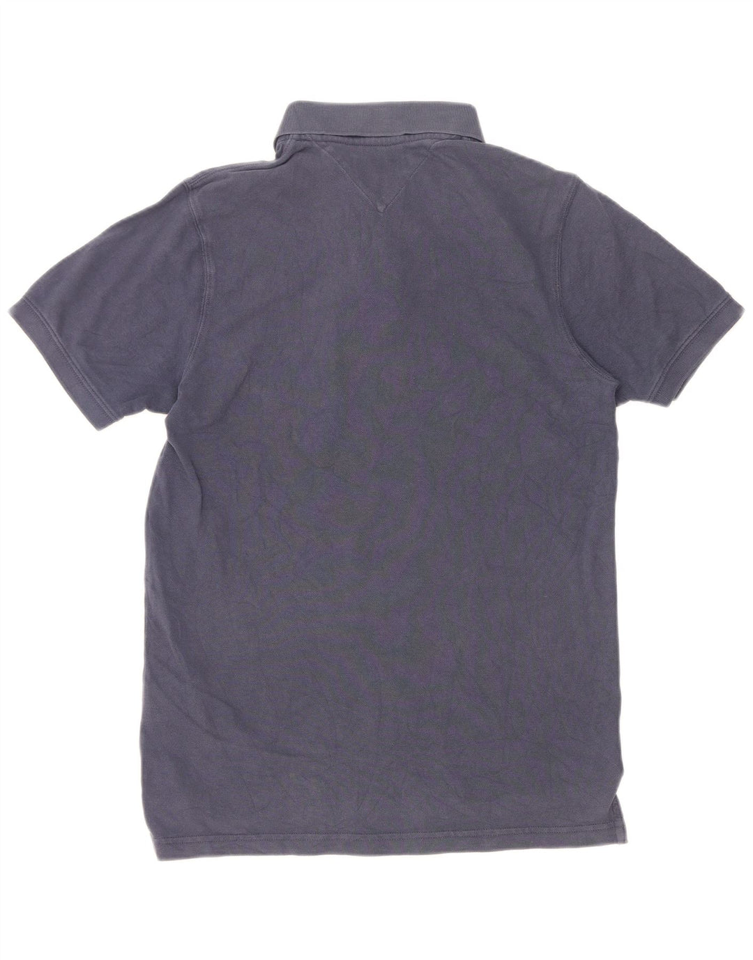 Polo da uomo Tommy Hilfiger media cotone blu navy