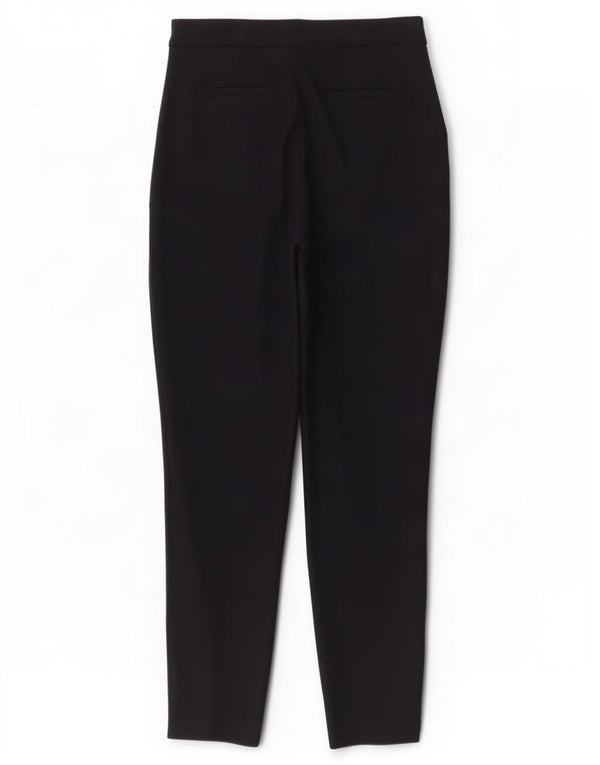 Pantaloni da abito slim da donna Hobbs UK 10 piccoli W30 L30 lana blu navy