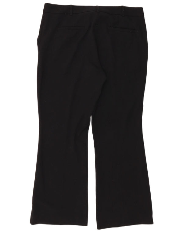 Pantaloni chino da donna Marks & Spencer UK 14 Large W34 L28 Nero Classico