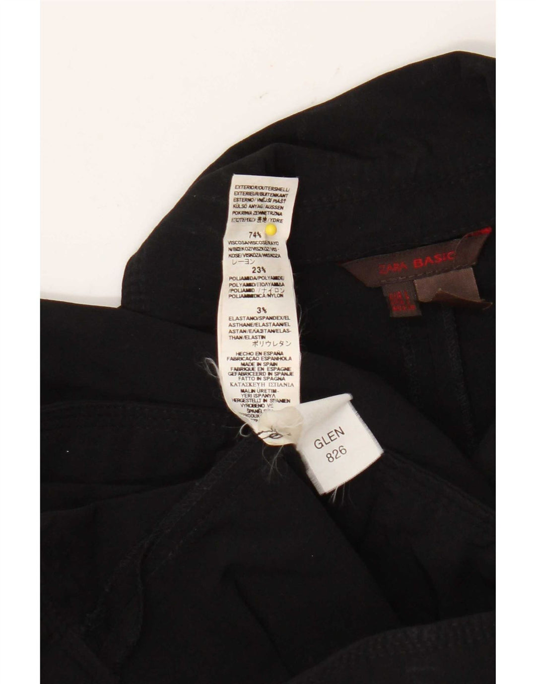Giubbotto bomber da donna Zara UK 14 grande viscosa nera