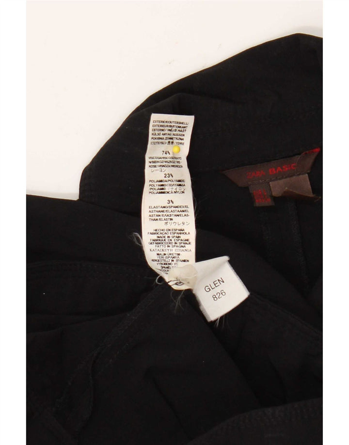 Giubbotto bomber da donna Zara UK 14 grande viscosa nera