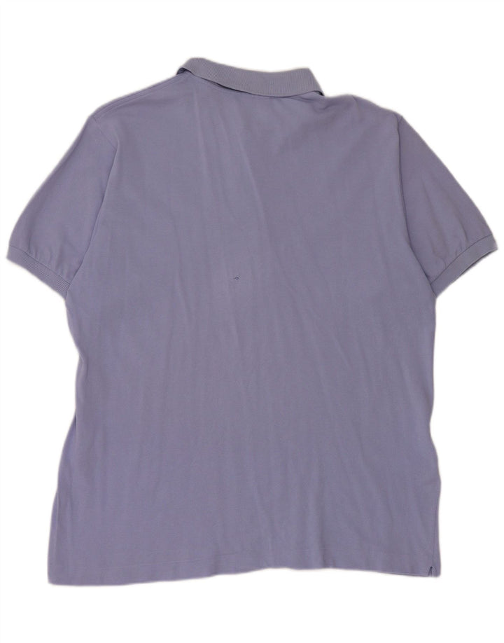 Polo da uomo Lacoste taglia 6 XL in cotone blu