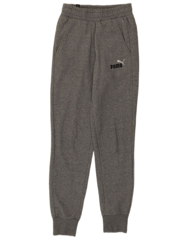 Pantaloni da tuta da uomo Puma Joggers XS Grigio Cotone Sport