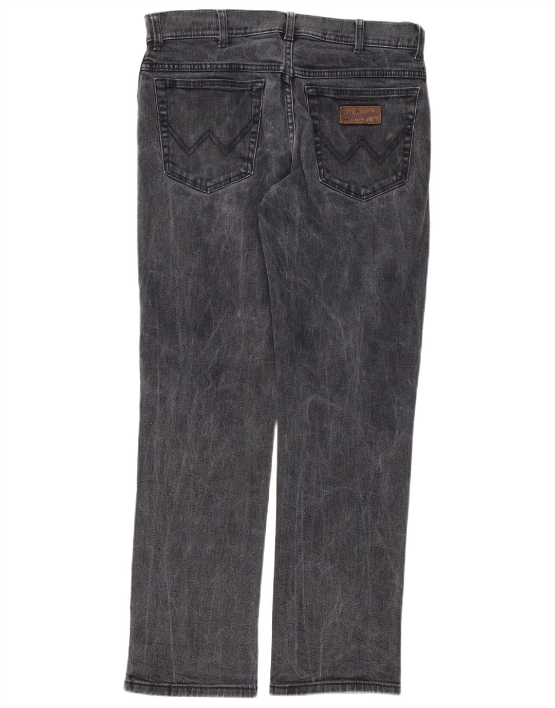 Jeans dritti elasticizzati Texas da uomo Wrangler W34 L32 cotone grigio