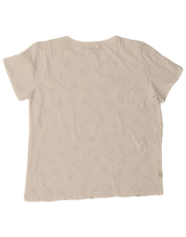 T-shirt Zara da donna Top UK 14 a pois bianchi medi
