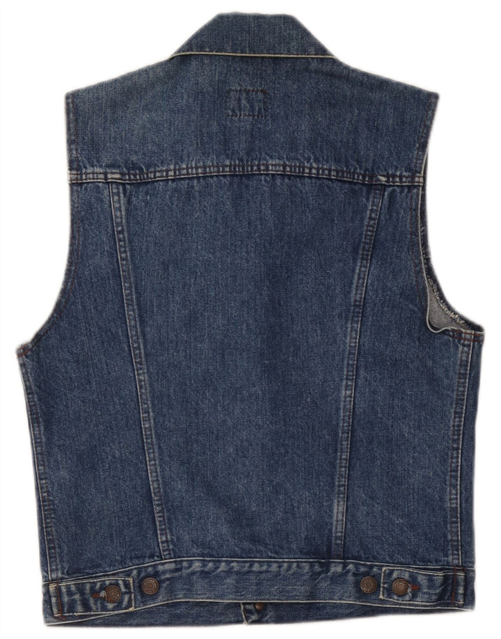 Gilet in denim da uomo Carrera UK 36 piccolo blu