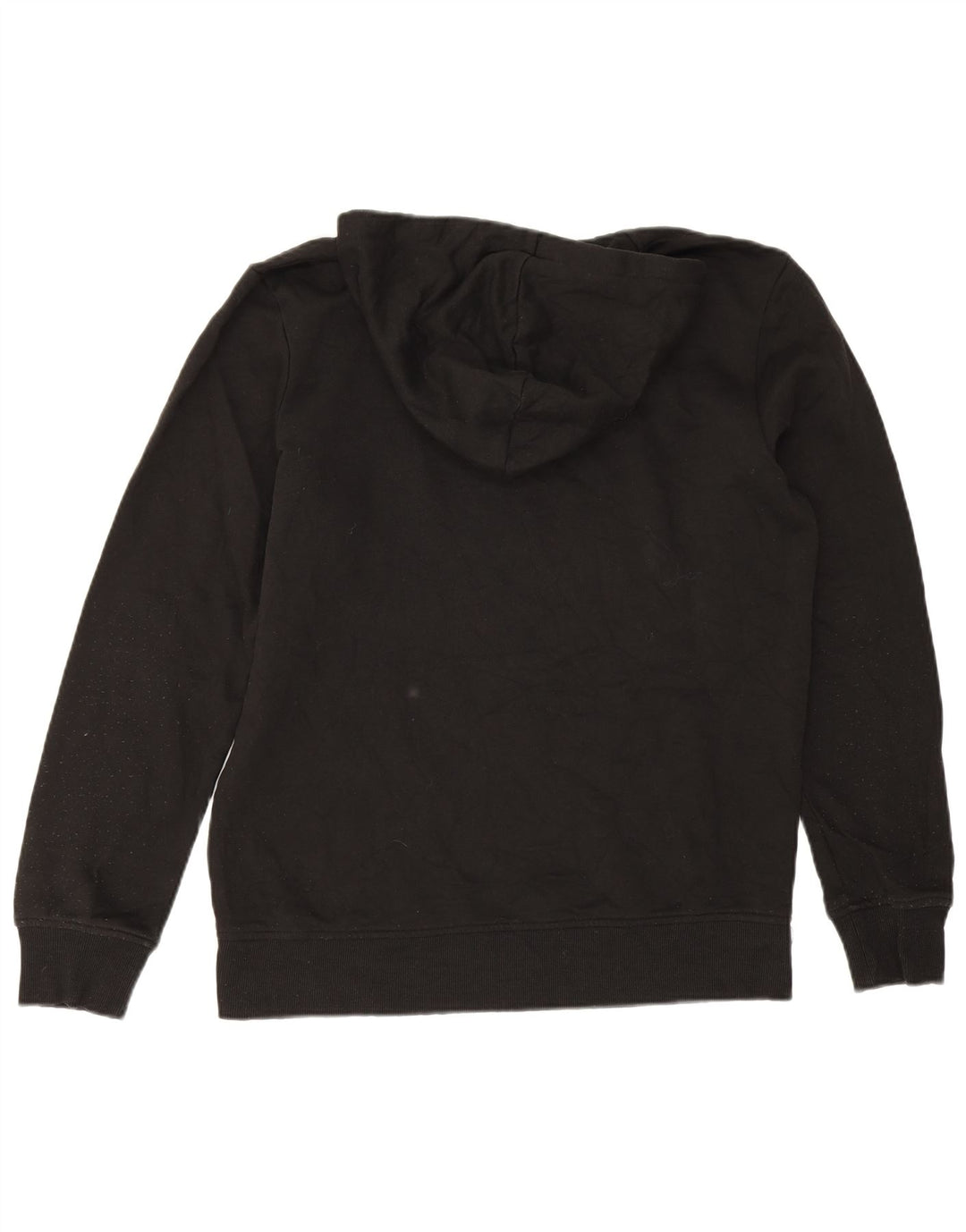 Jack & Jones Felpa con cappuccio grafica da uomo grande nera