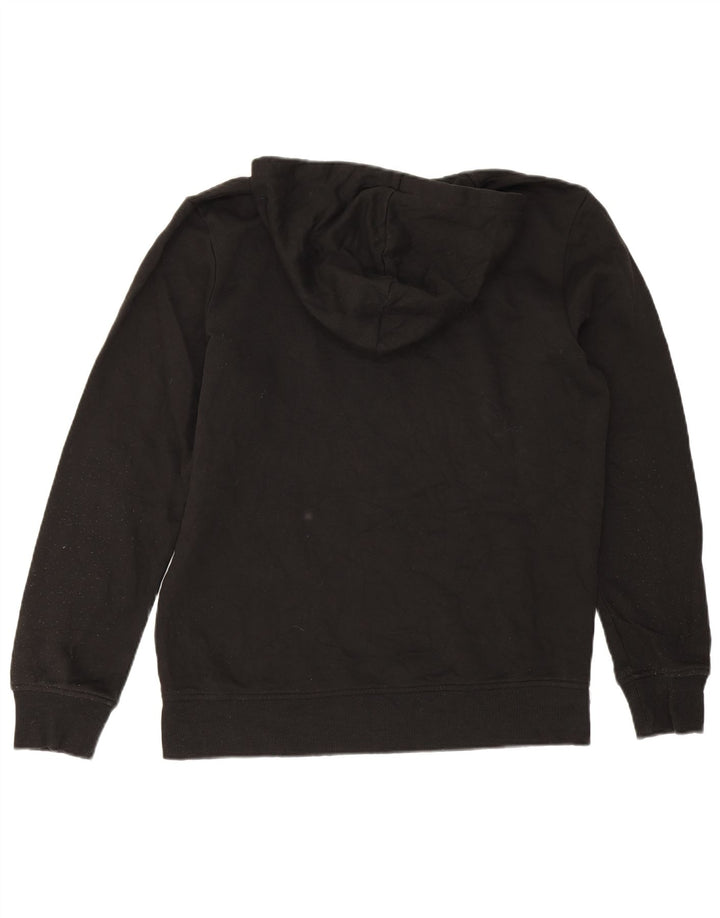 Jack & Jones Felpa con cappuccio grafica da uomo grande nera