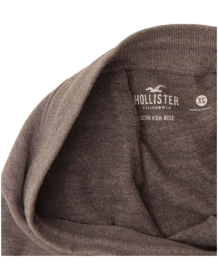 HOLLISTER Pantaloni da tuta con grafica da donna Joggers UK 4 XS Cotone grigio