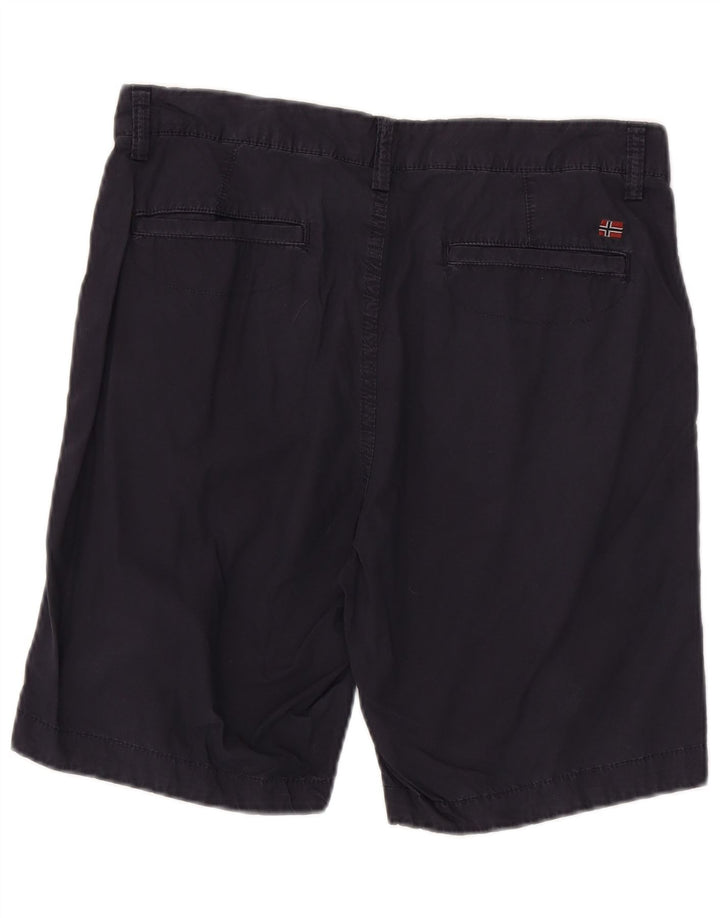 Pantaloncini chino da uomo Napapijri W31 cotone blu navy medio