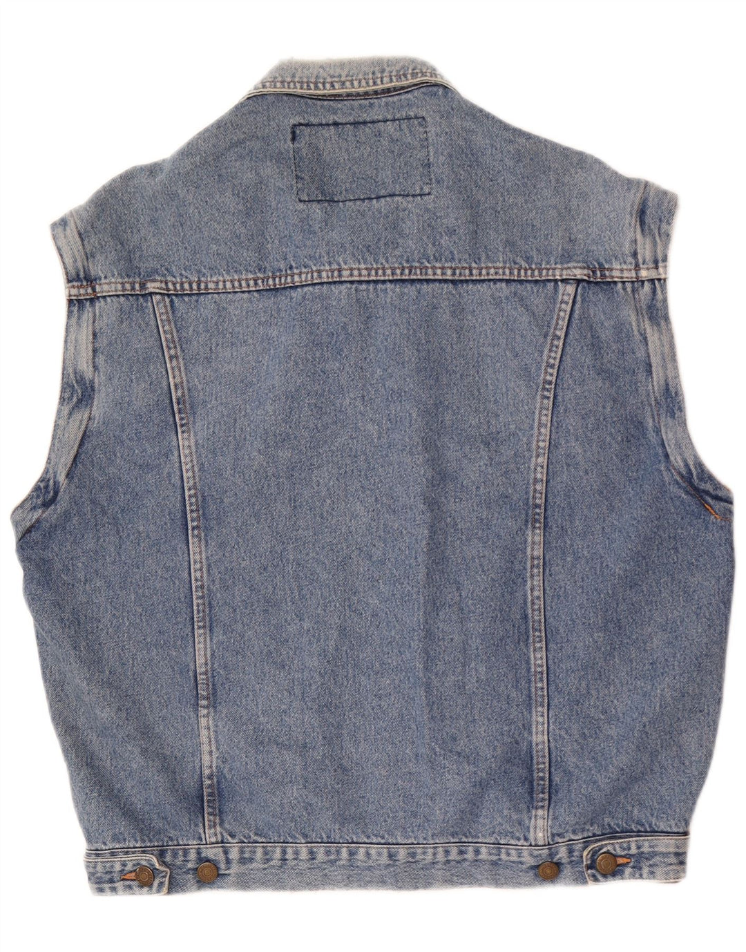 Gilet in denim da uomo Casucci UK 40 grande blu