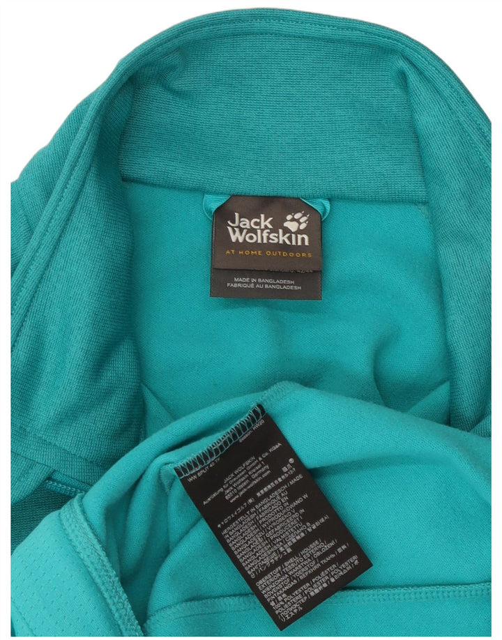 Giacca da tuta da donna Jack Wolfskin UK 14/16 Large Turchese