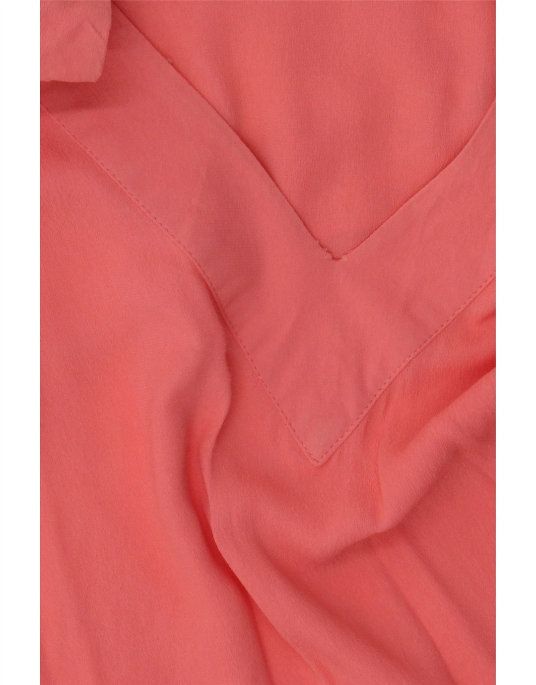 Top tunica a maniche lunghe da donna Zara UK 10 Small rosa viscosa