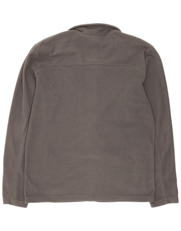 Giacca in pile da uomo The North Face UK 38 Poliestere grigio medio