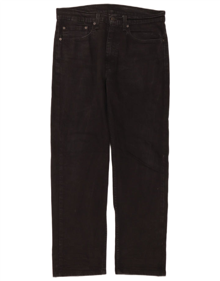 Levi's Uomo 505 Jeans dritti W34 L30 Cotone Nero