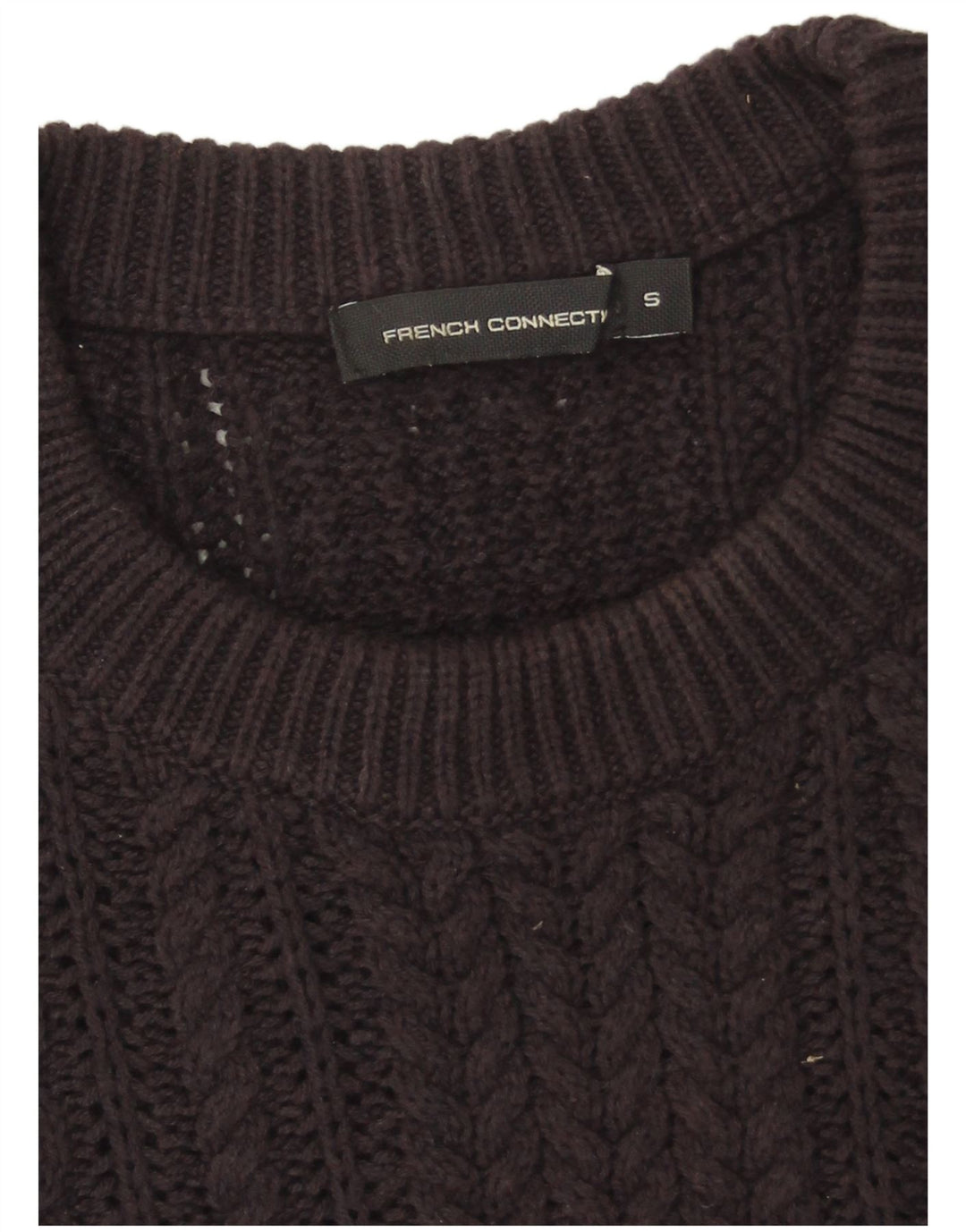 Maglione da uomo girocollo French Connection piccolo in cotone blu navy