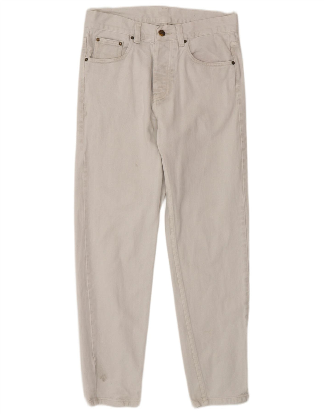 Jeans slim da uomo Carhartt W28 L28 cotone bianco