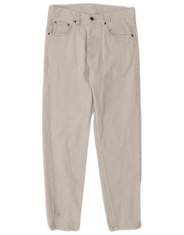Carhartt Mens Slim Jeans W28 L28 White Cotton