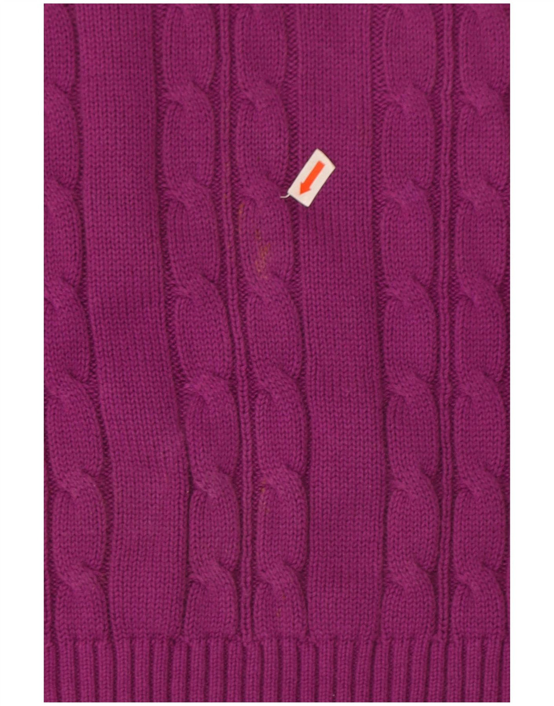 Maglione maglione girocollo da uomo Marks & Spencer grande cotone viola