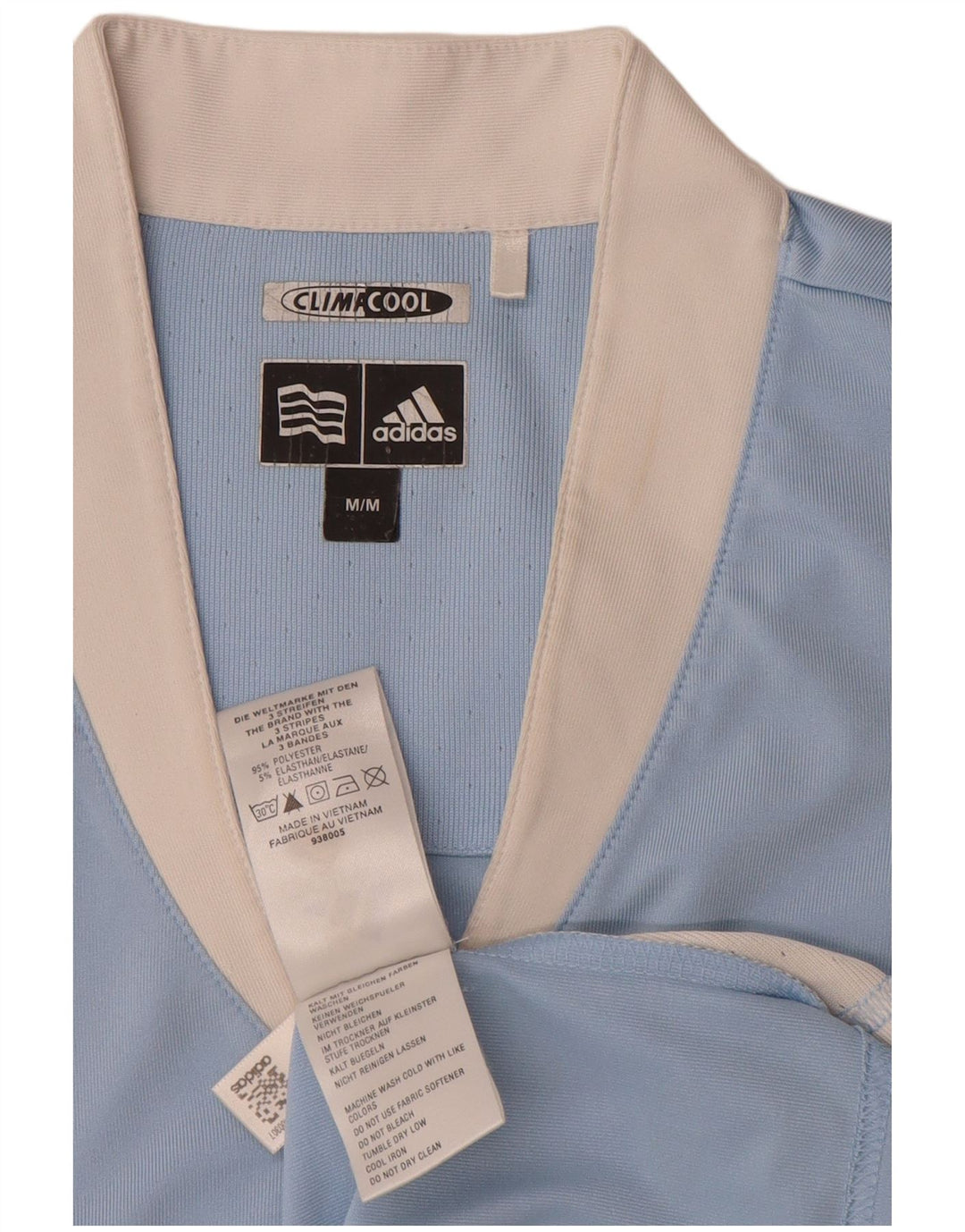 T-shirt ADIDAS da donna Climacool UK 14 Colorblock blu medio