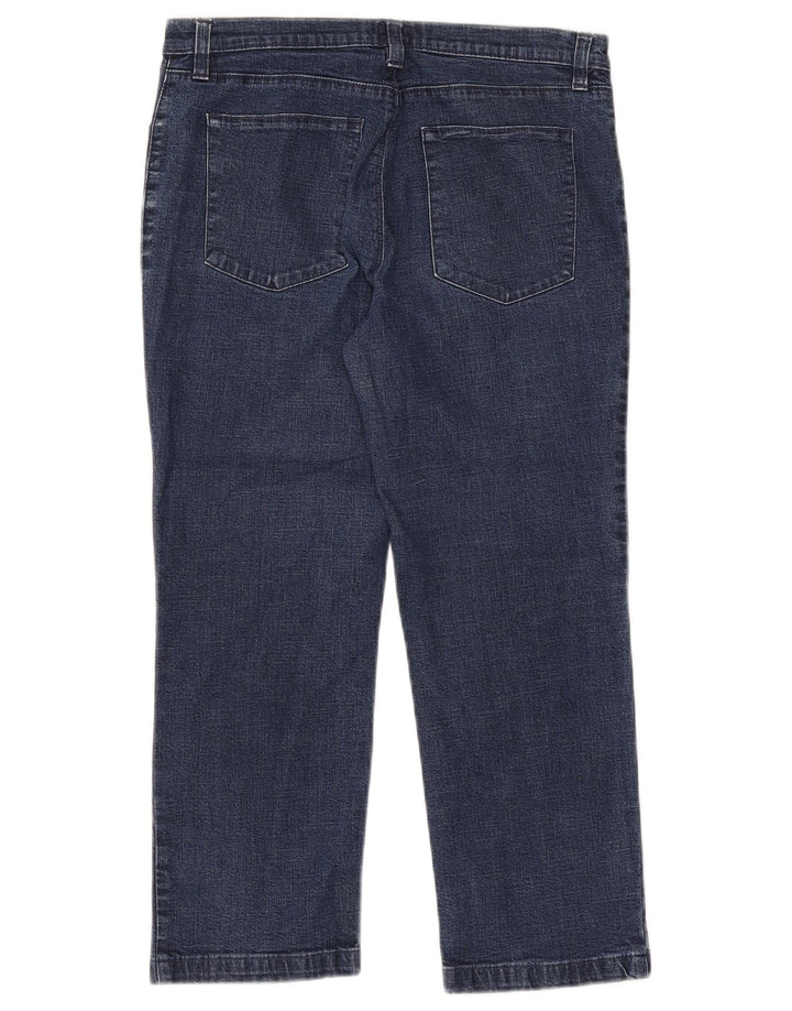 Jeans Capri da donna Calvin Klein W30 L21 cotone blu navy