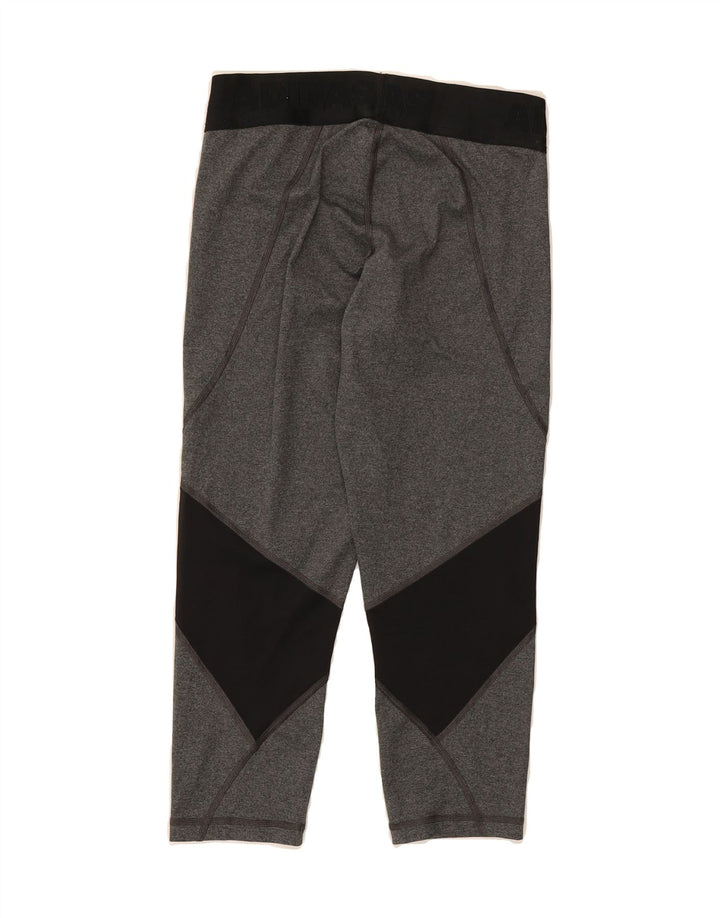 ADIDAS Womens Climacool Capri Leggings UK 8/10 Small  Grey Colourblock Vintage Adidas and Second-Hand Adidas from Messina Hembry 