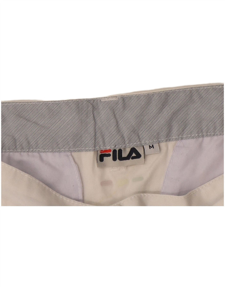 Pantaloncini chino da uomo Fila medi W32 bianchi