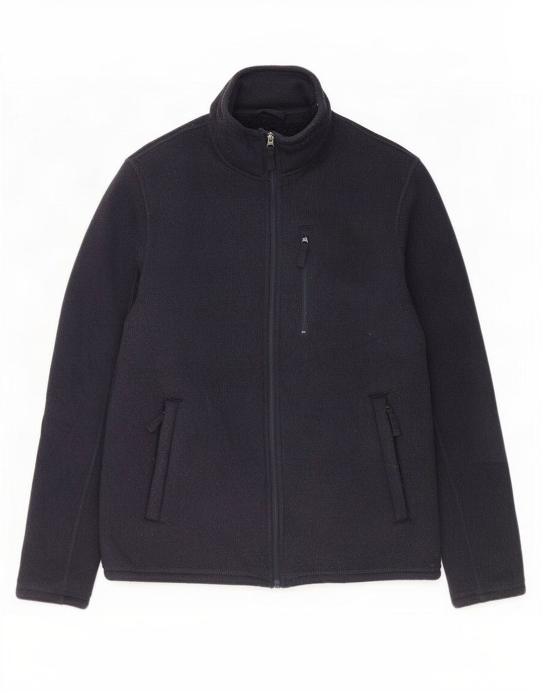 Giacca da uomo Marks & Spencer Sherpa in poliestere medio blu navy