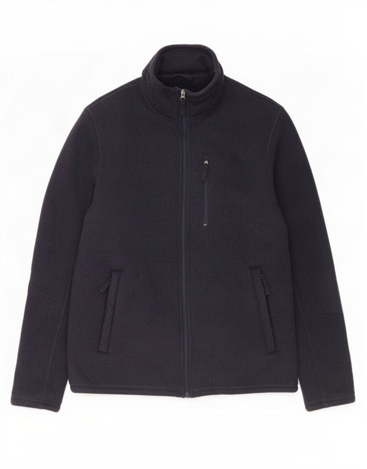 Giacca da uomo Marks & Spencer Sherpa in poliestere medio blu navy