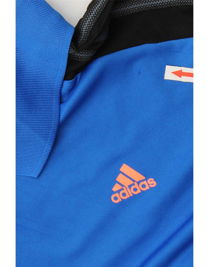 Polo Adidas Uomo Climacool 2XL Blu Colourblock Poliestere