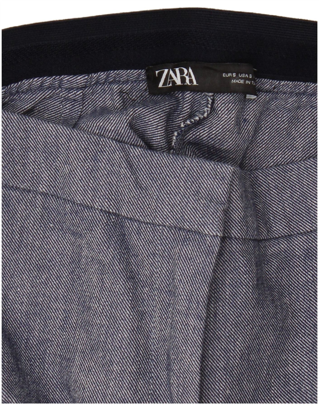 Pantaloni chino slim da donna Zara piccoli W26 L27 blu