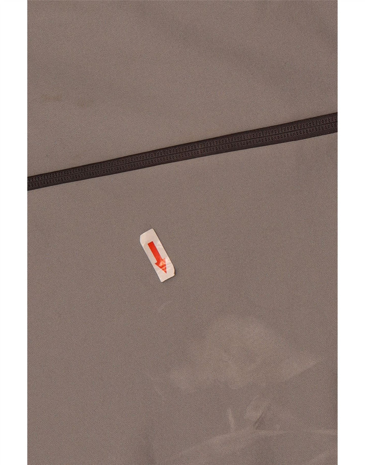 Maglione con cappuccio e zip da uomo Berghaus Poliestere color block grigio medio