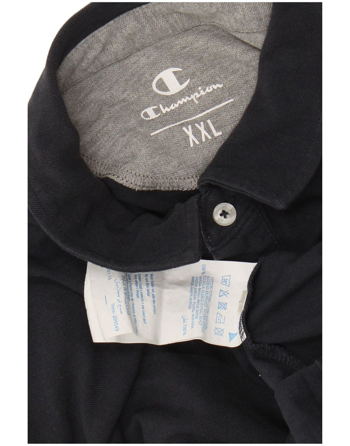Polo da uomo Champion 2XL cotone blu navy