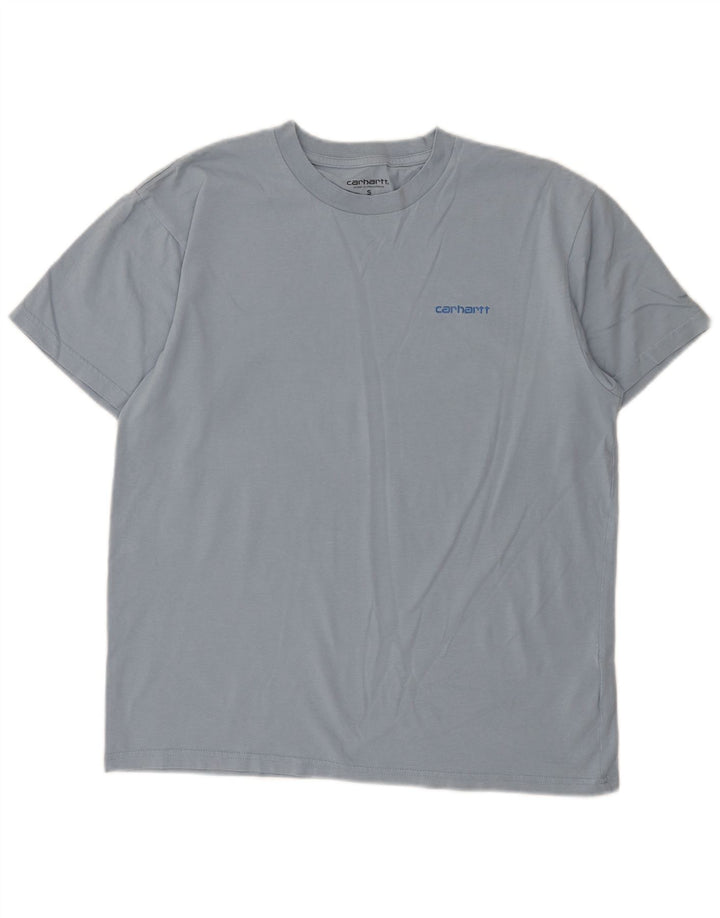 T-shirt da uomo Carhartt Top piccola in cotone blu